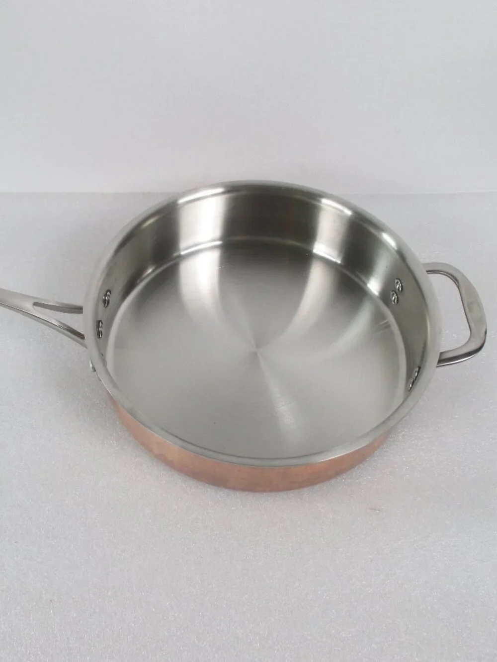 3 PC SET OF CALPHALON TRI-CLAD COPPER COOKWARE